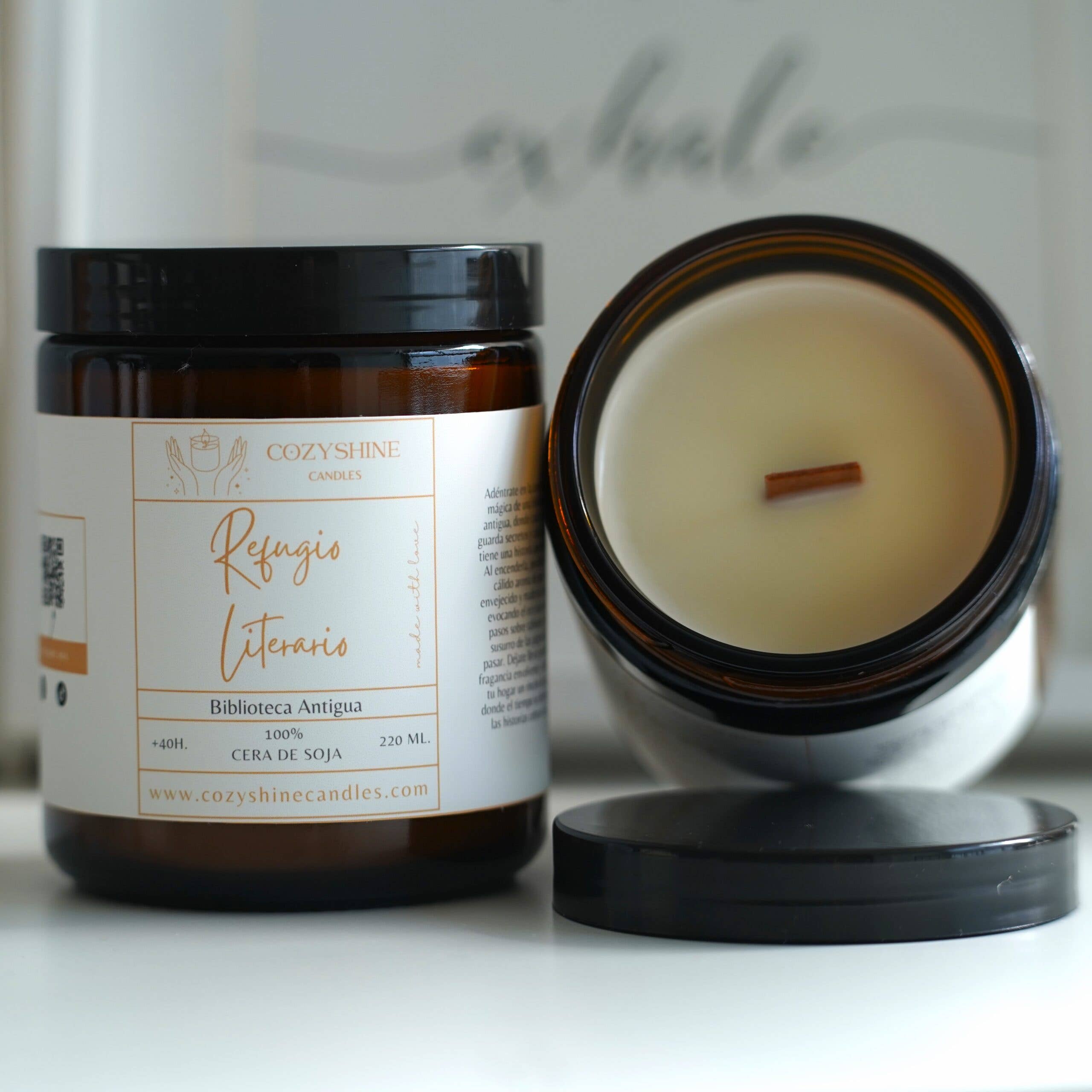 INZ Aragón S.Coop. Pequeña - Wholesale Jar/Filled Candle - Soy Wax Scented Candle – Literary Refuge1