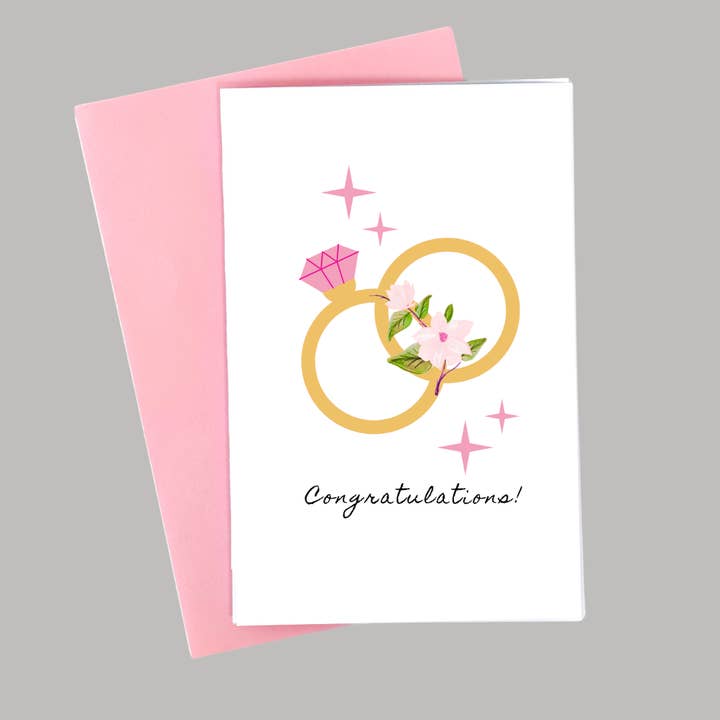 Bröllop/Förlovning - Bröllopsgratulationer för wholesale av I Hart Pink Cards