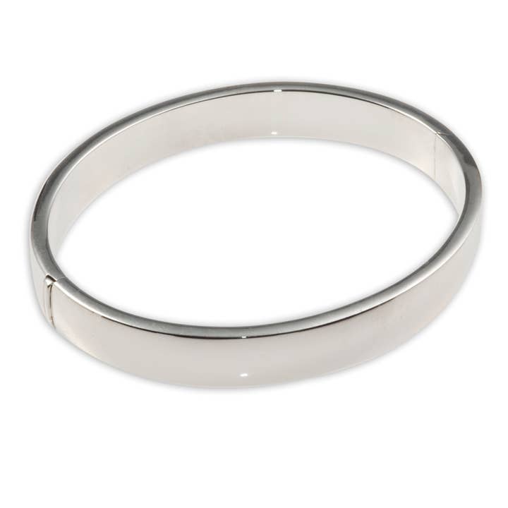 Mountain Creek Jewellery - Wholesale Bangle bracelet - BANGLE S/S OVL HNG 9mm X 60mm