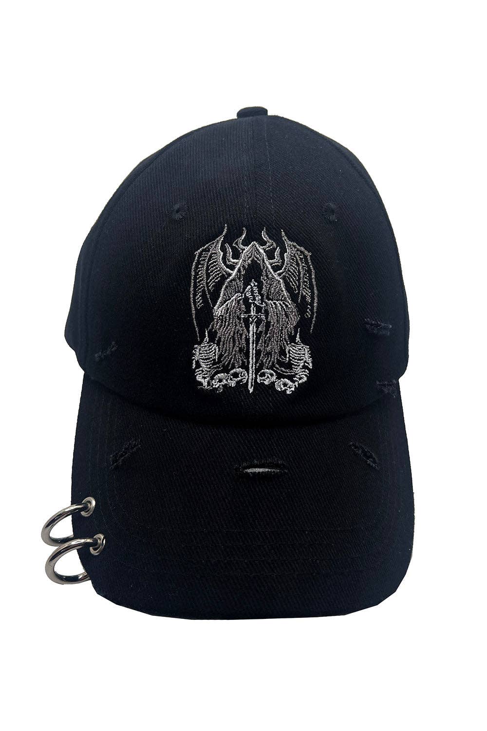 vampirefreaks - Wholesale Baseball Cap - Women's - Grim Reaper Pierced Baseball Cap5