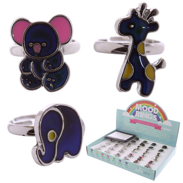Wildlife Animal Mood Ring voor wholesale door Puckator EU