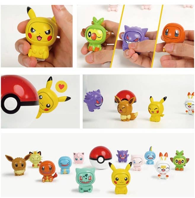 K-Wonderland - Wholesale Figurine Toy - Kids - Pokémon Face Figure Collection – Random Capsule Toy1