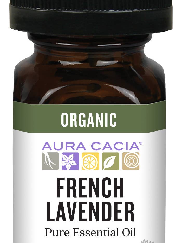 Organic French Lavender Floral Essential Oil 0.25 Fl Oz for wholesale by Aura Cacia