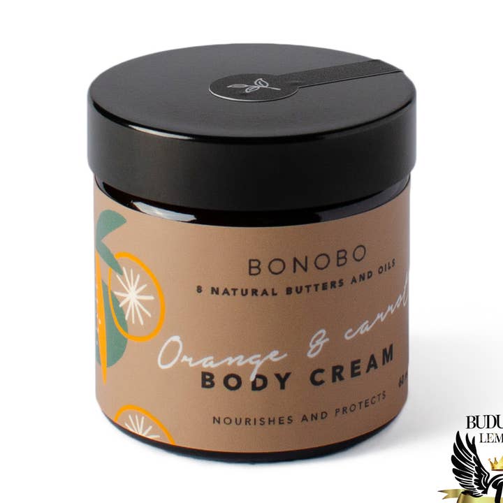 Orange & Carrot Body Cream - Nourishes & Protects for wholesale by Bonobo_cosmetics