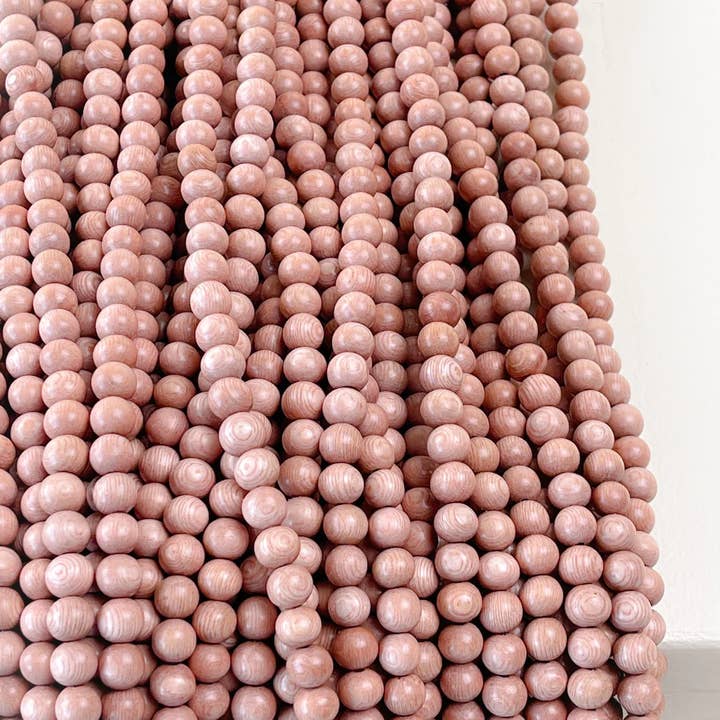 Anne B. Beads - Wholesale Beads - Rosewood Beads Natural Polished Beads DIY Jewelry 16" strand2