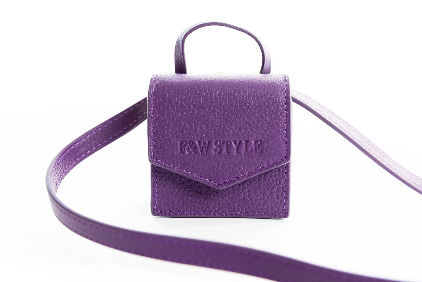 F&W Style - Wholesale Crossbody Bag - Women's - Lilly Airpod Case/Micro Bag (Purple)5