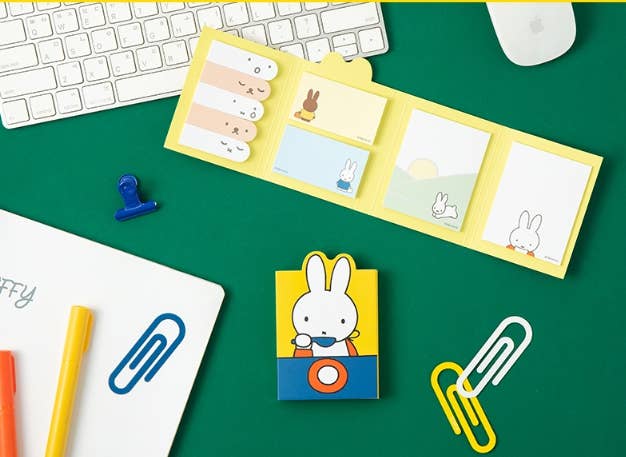 K-Wonderland - Wholesale Sticky Notes - Miffy 4-Fold Sticky Memo Set — Licensed Stationery Collectio4