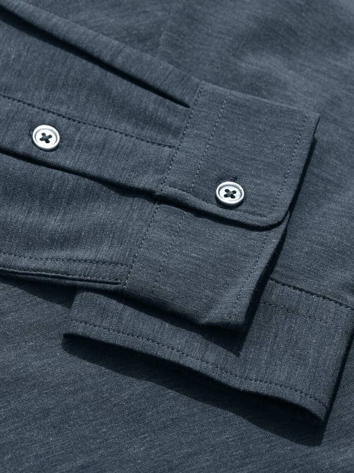 INTO THE AM - Vente Chemise à col boutonné – homme - Chemise boutonnée à manches longues pour hommes52