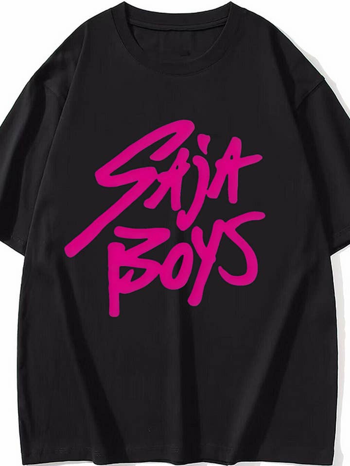 Kpop Saja Boys T-shirt og Demon Hunters Merch - K-pop Huntrix Tee for engroshandel hos SONDO DESIGN LTD