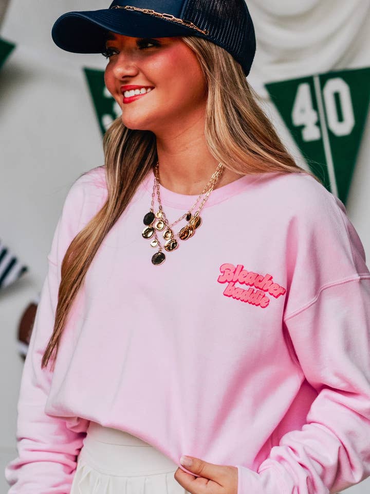 Bleacher Baddie Sweatshirt for wholesale by Southern Bliss Co.
