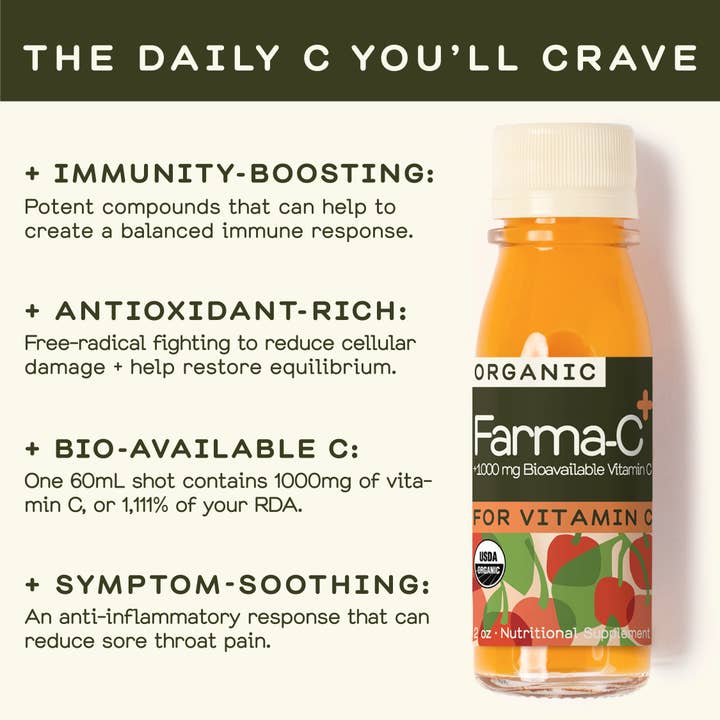 Greenhouse - Wholesale Wellness Juice/Tonic - Greenhouse Farma-C + Wellness Shot for Vitamin C