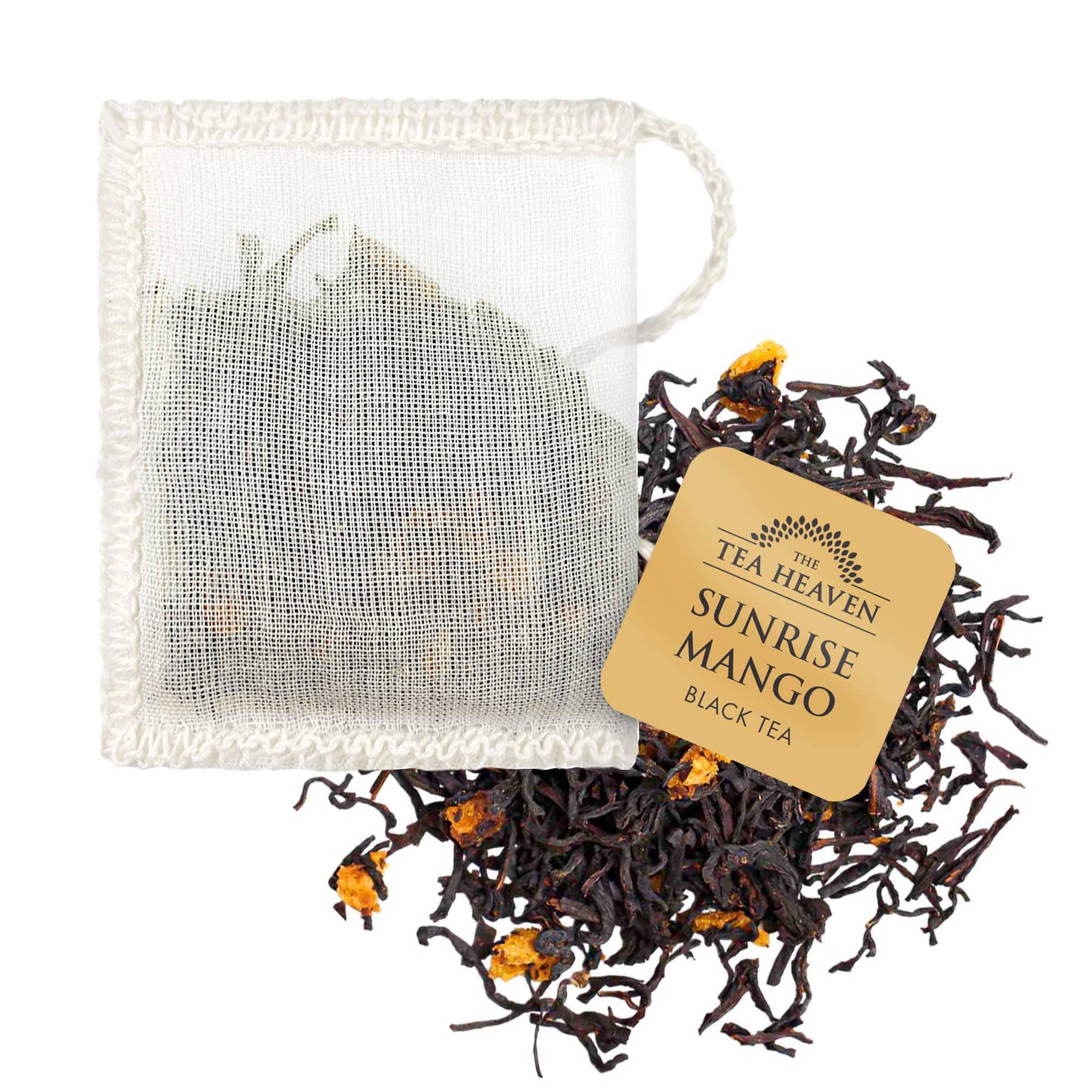 The Tea Heaven – wholesale Tepåsar – Soluppgång Mango Mini Tepåse Burk1