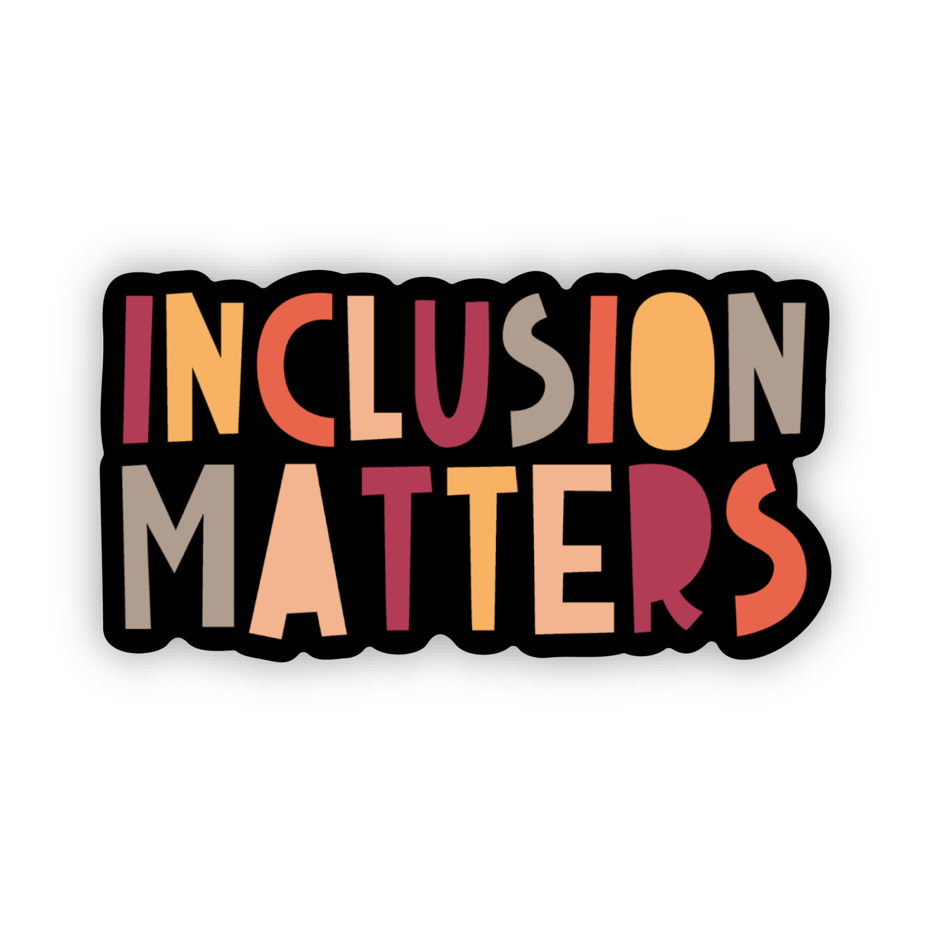 PartyHappier - Wholesale Sticker - Inclusion Matters Vinyl Sticker2