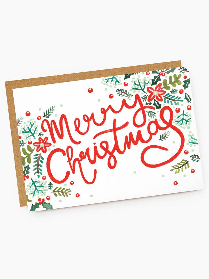 Biglietto di buon Natale con motivo festivo tradizionale per la vendita all'ingrosso da parte di Jade Fisher