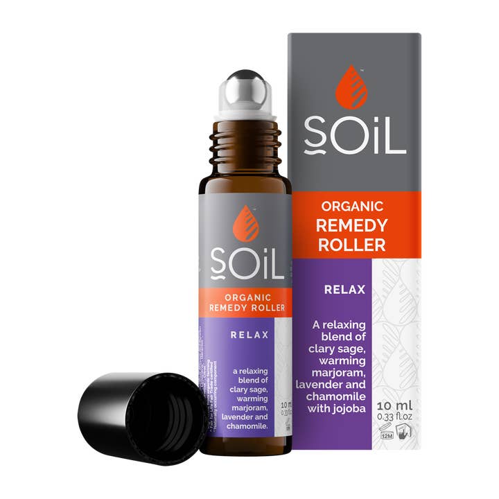 Relax - Organic Remedy Roller for wholesale by SOiL Organic Aromatherapy