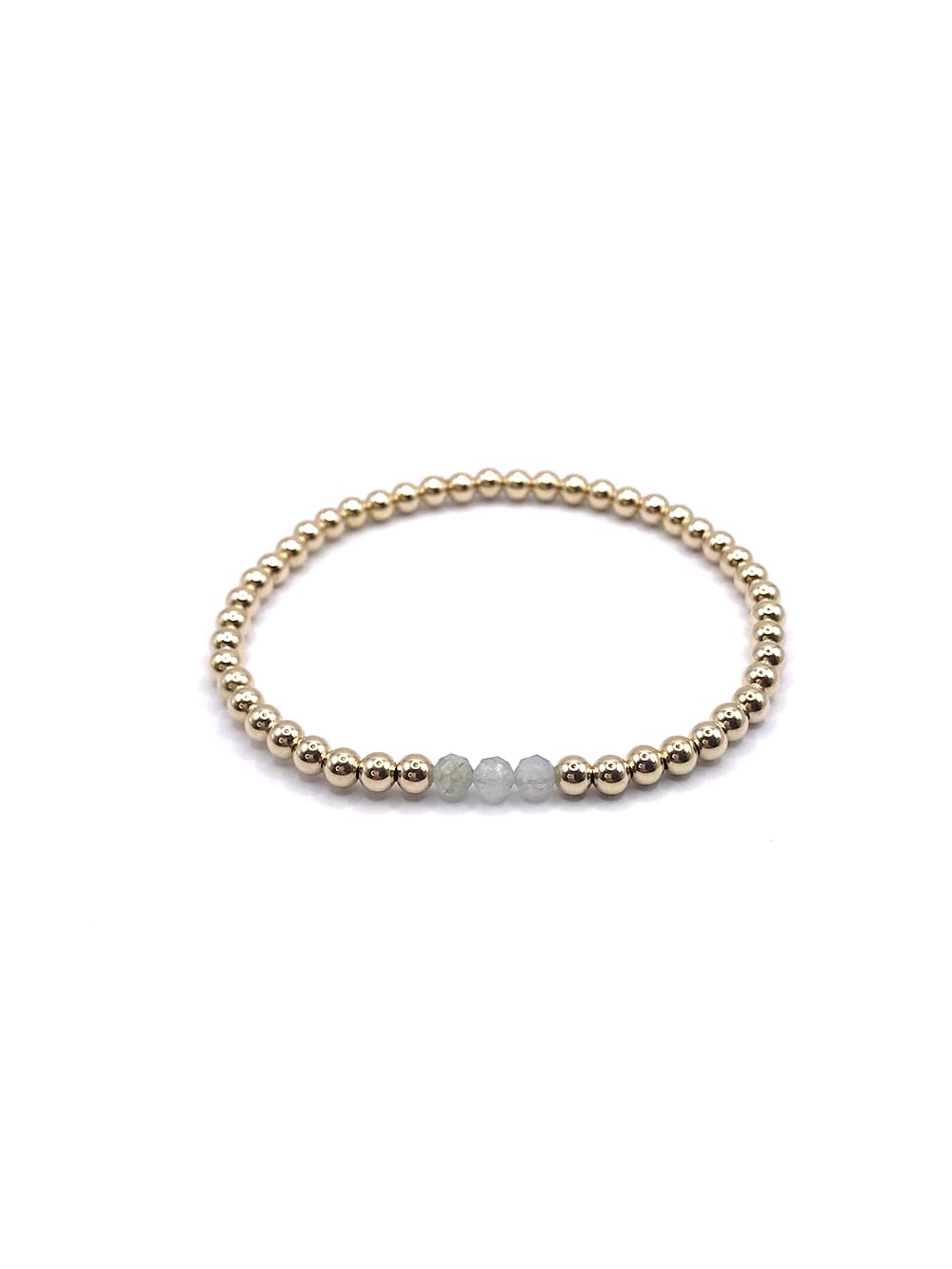 Kaylie Dawn Jewelry - Wholesale Beaded Bracelet - Set of 6: Gemma Gold Filled Stackable Bracelets Made in USA11