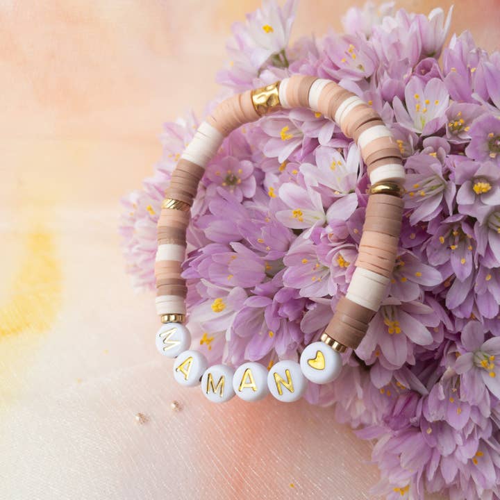 Personligt anpassat heishi-pärlarmband för wholesale av Perles & Pinpin