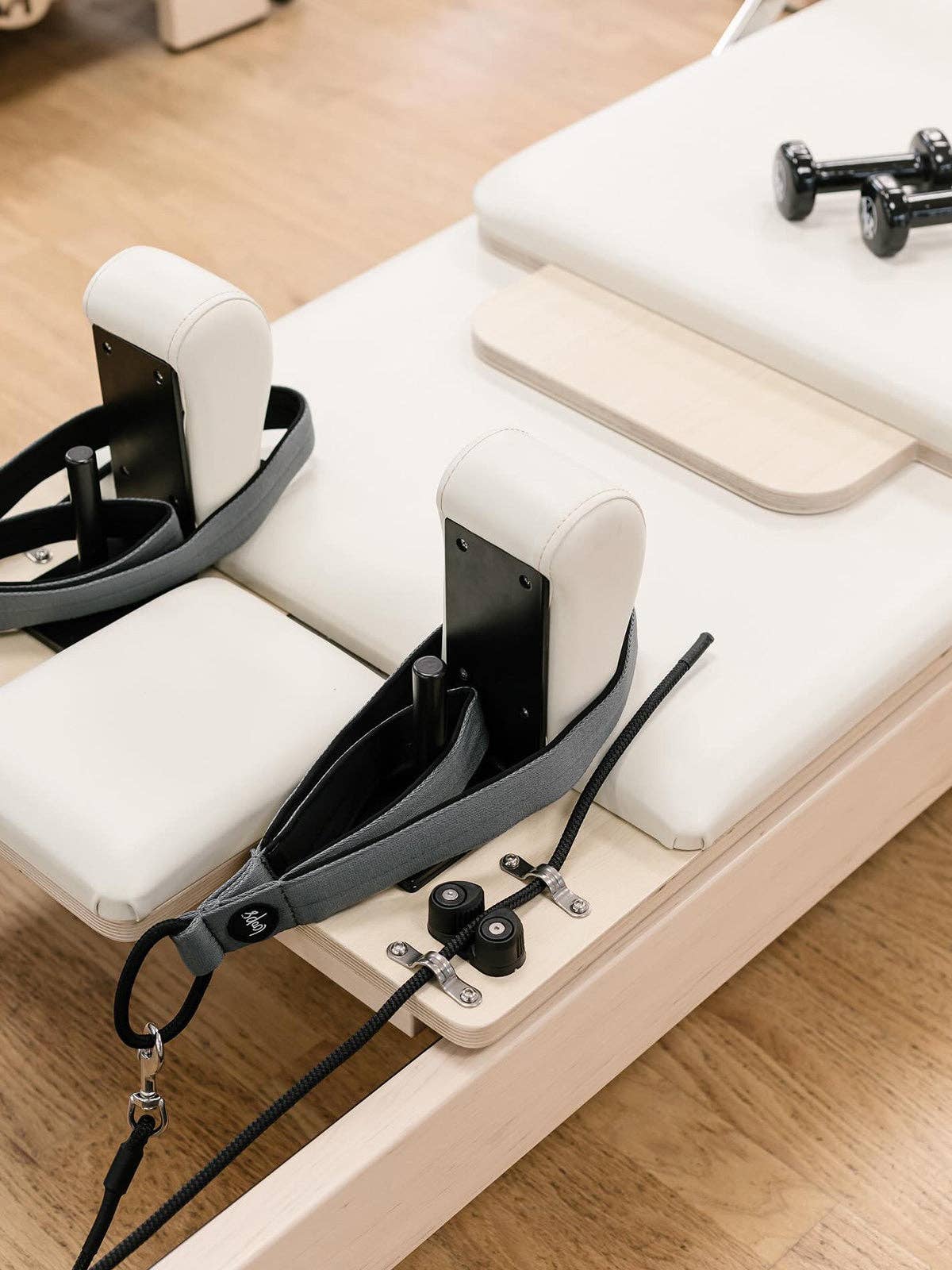 Reformer Loops - Vente Équipement de fitness - Boucles doubles Premium pour Reformer - Charbon1