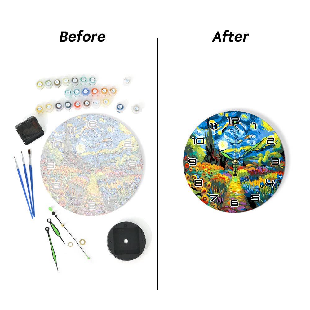 Paint Your Numbers – Engroshandel DIY-hobbysæt – Mal Øjeblikket – Stjernehave Urkit26