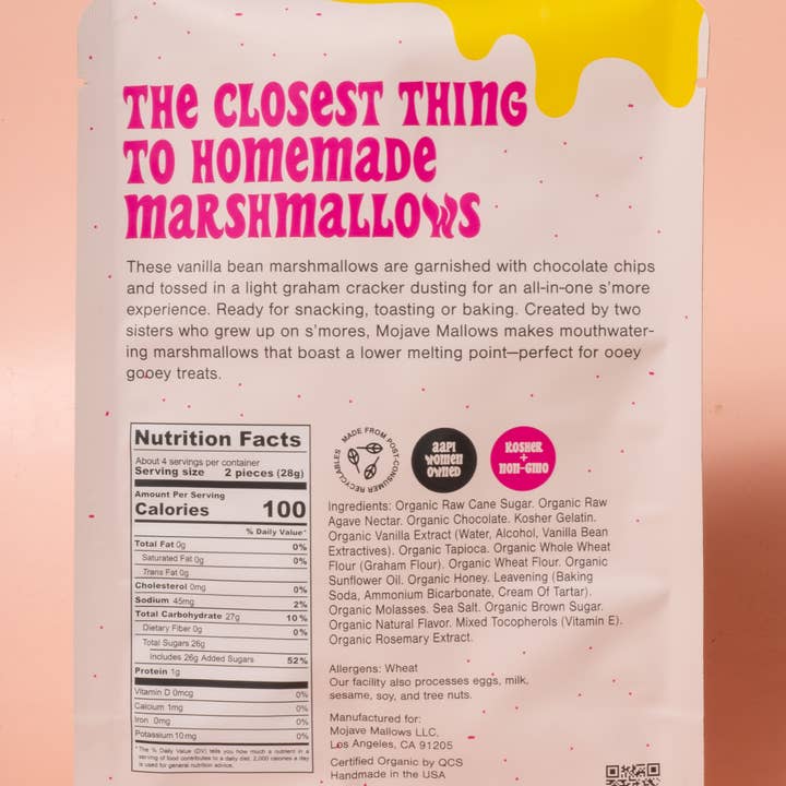 Mojave Mallows - Wholesale Marshmallow - S'more Speckled Marshmallows - Organic / Wholesome / Snack5