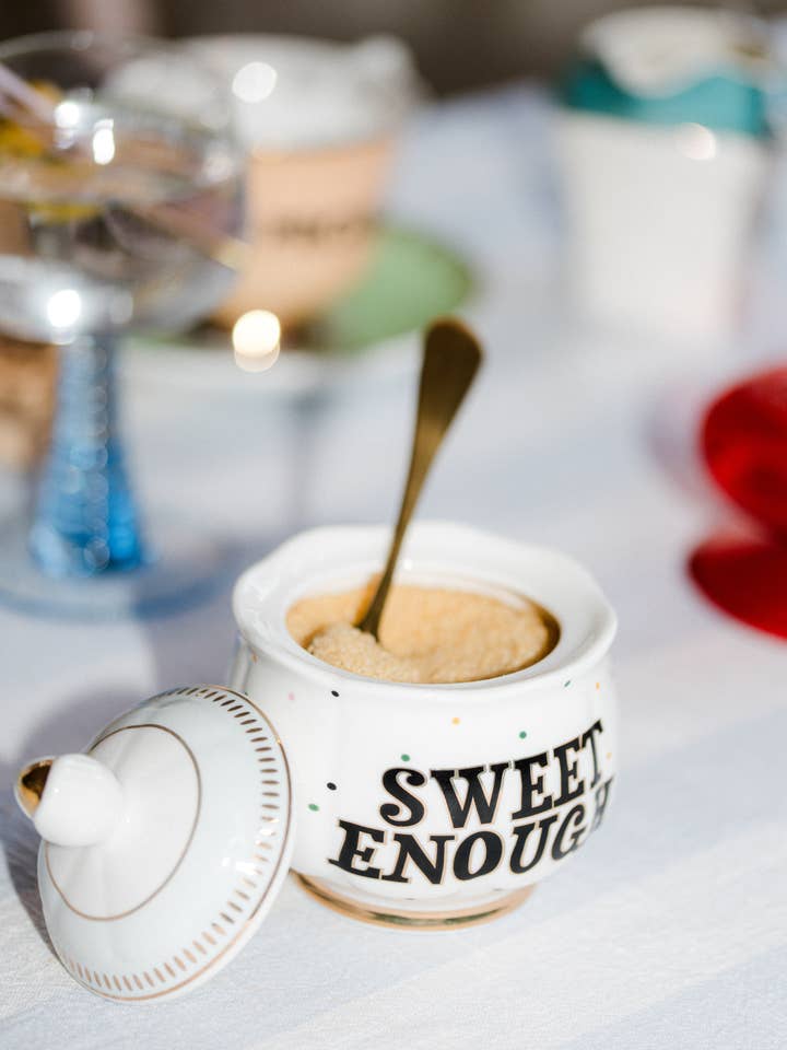 Yvonne Ellen Sweet Enough Sugar Bowl for wholesale by Yvonne Ellen