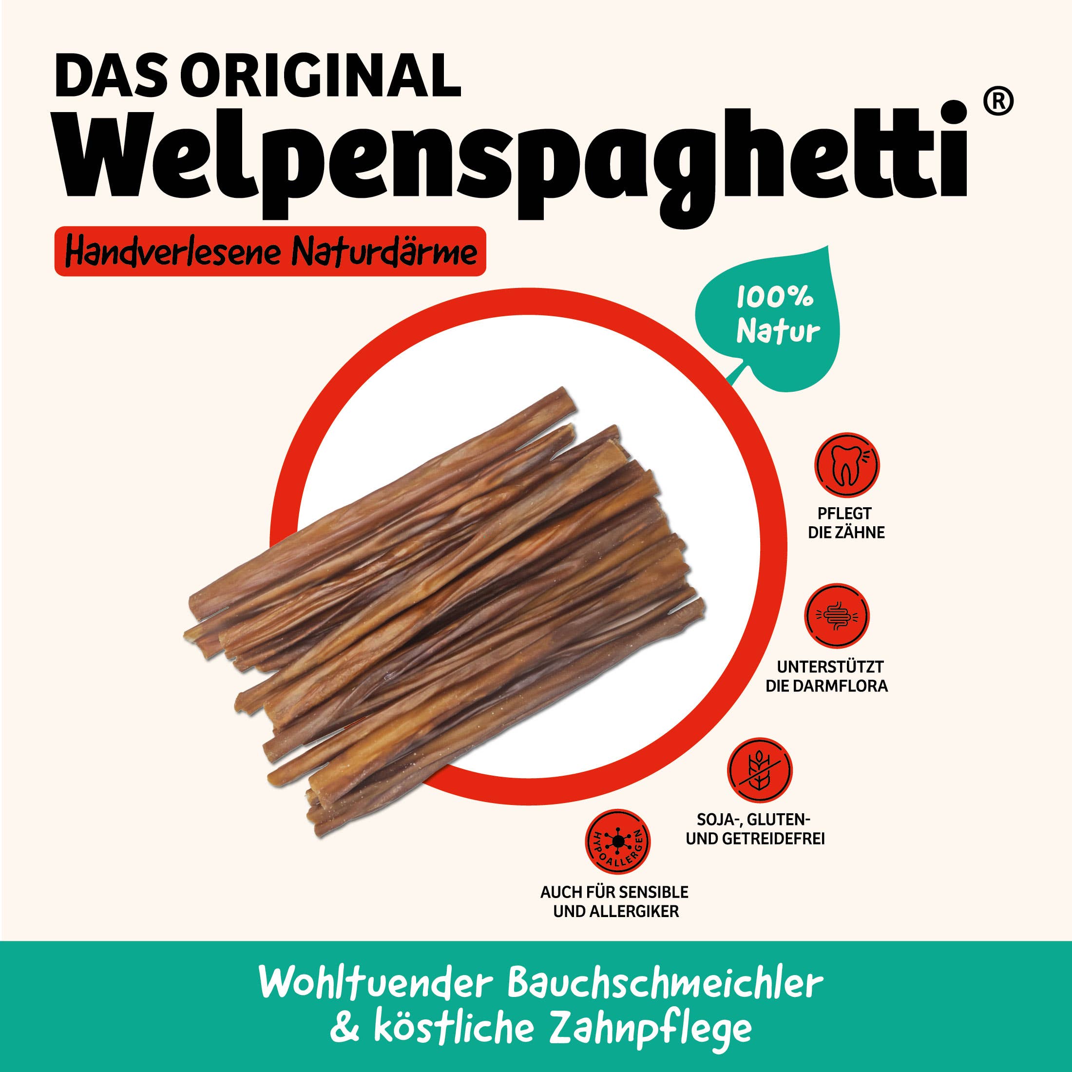 CARNELLO – Großhandel Tiernahrung – Hund – Welpenspaghetti, Hundefutter, dog food, puppy food1