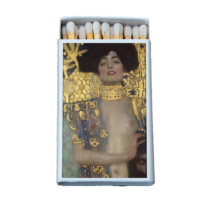 Art Klimt Judith and Head of Holofernes Matchbox• Candle Acc for wholesale by Most Amazing