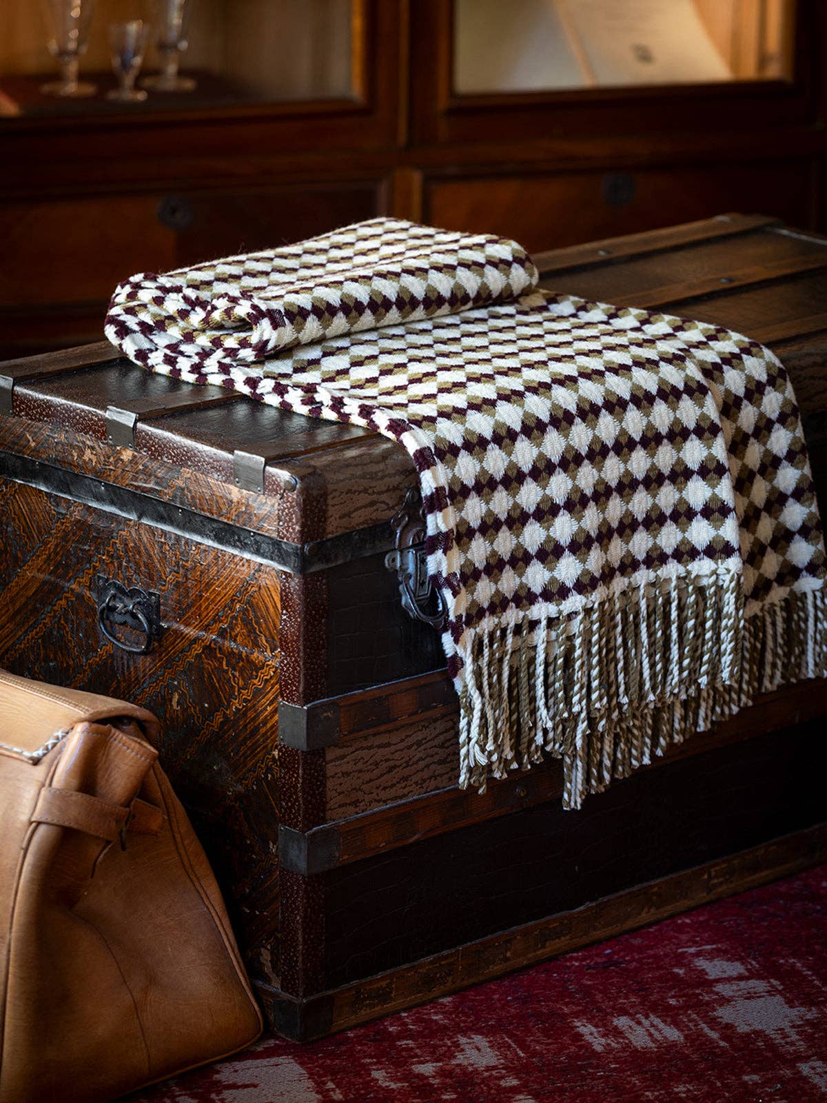 Burel Factory - Wholesale Throw Blanket - Bicolor Tile Manta9