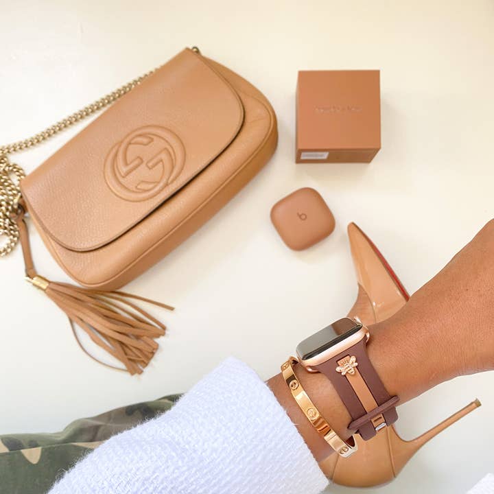 StrawberryAvocados - Wholesale Watch band/strap – Women's - Honey Bee Me Cocoa & Caramel Apple Band4