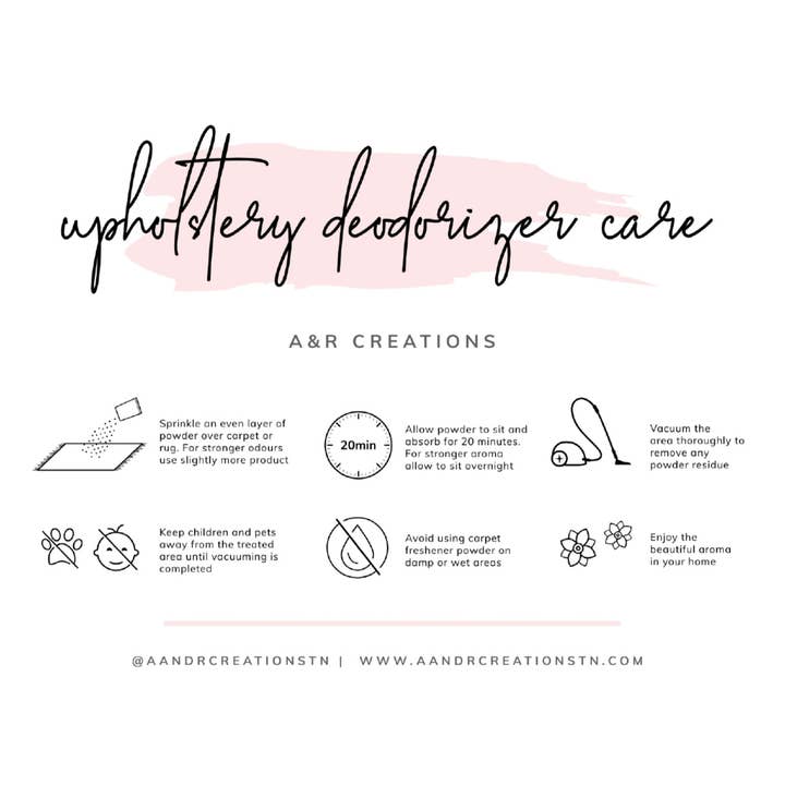 A&R Creations - Wholesale Air Freshener - Clean Cotton Upholstery Deodorizer