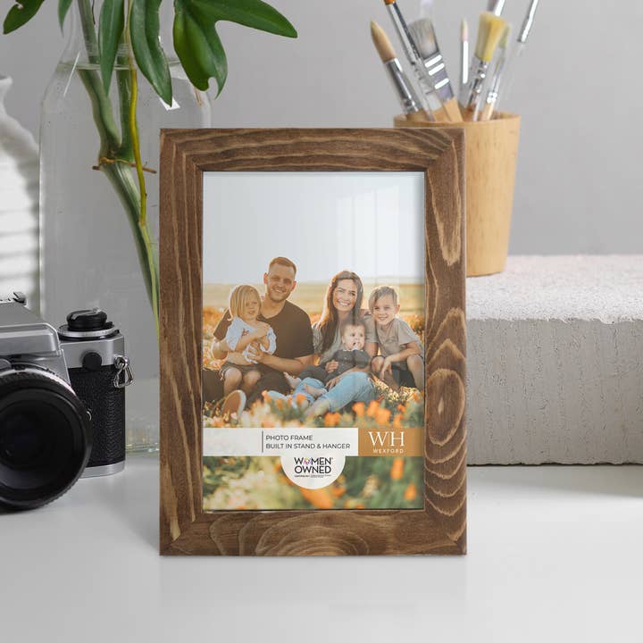 Wexford Home - Wholesale Picture Frame - Photo Frame, Real Wood with Wood Grain, Walnut12