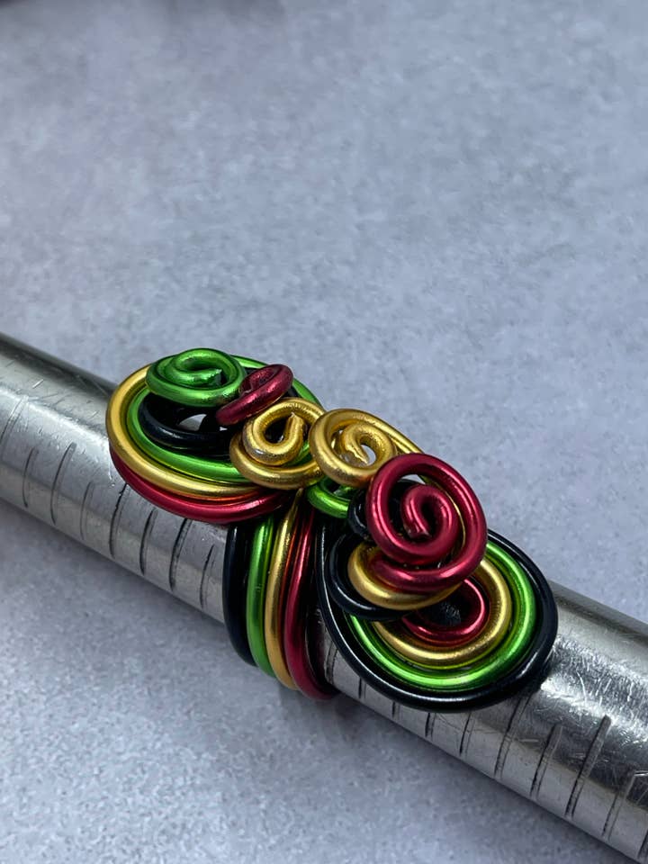 Afrocentric Long Wire Ring for wholesale by Jewelry With Me