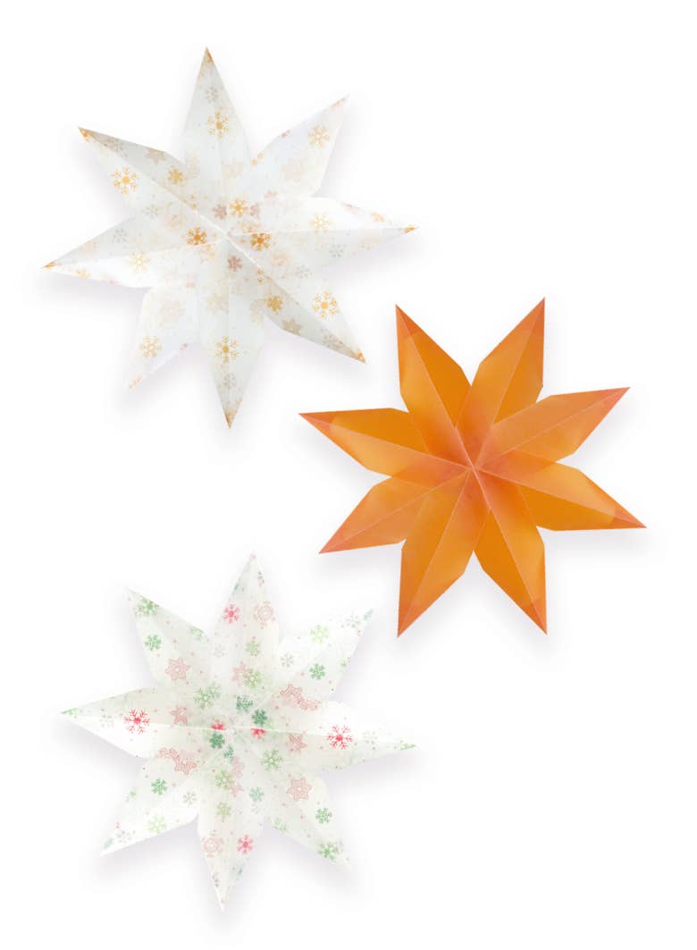 URSUS® / Buntpapierfabrik Ludwig Bähr GmbH & Co. KG - Wholesale Craft Supplies - Transparent window stars, sorting 052