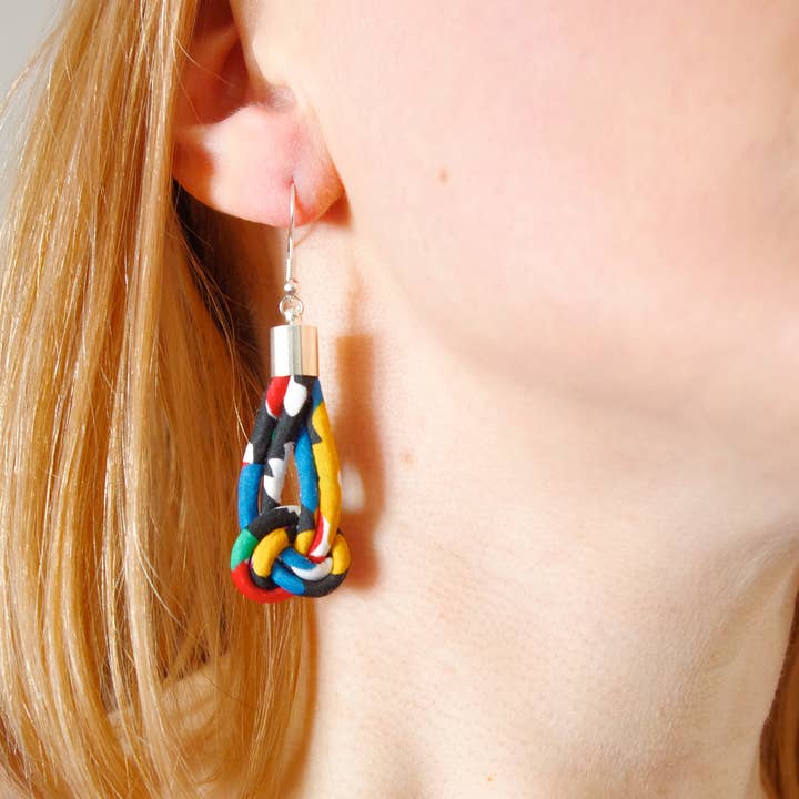 Bunny Bosworth - Wholesale Dangle Earrings - Knot Drop Earrings - Deco Florals3