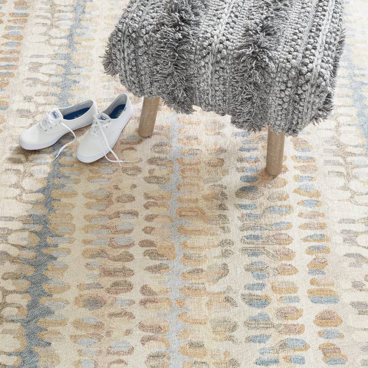 Annie Selke - Wholesale Area Rug - Paint Chip Machine Washable Rug | Natural2