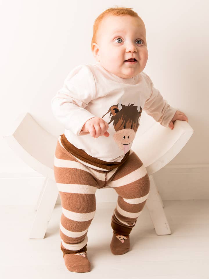Blade and Rose Limited - Wholesale Clothing Set - Baby - Neutral Hamish Cow Design