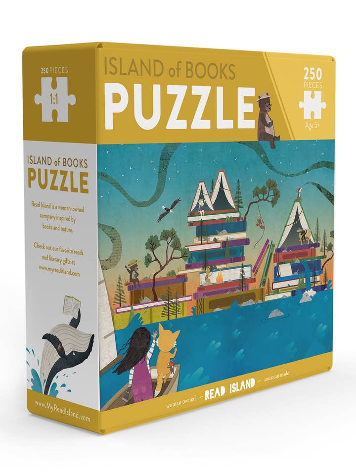 Puzzle - Island of Books for wholesale by Read Island
