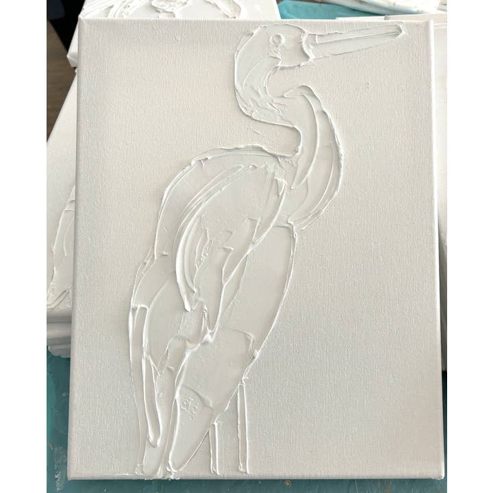 Coddiwomple - Wholesale DIY Craft Kit - Paint Your Own Canvas coastal oyster pelican flamingo turtle3