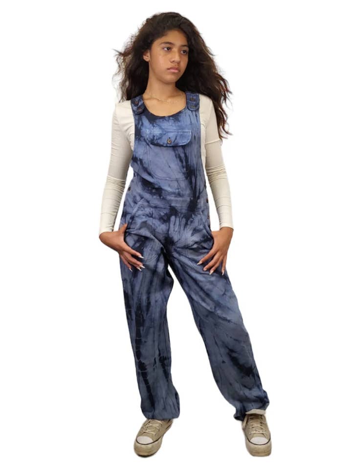Blue Maya Overalls for wholesale on Faire