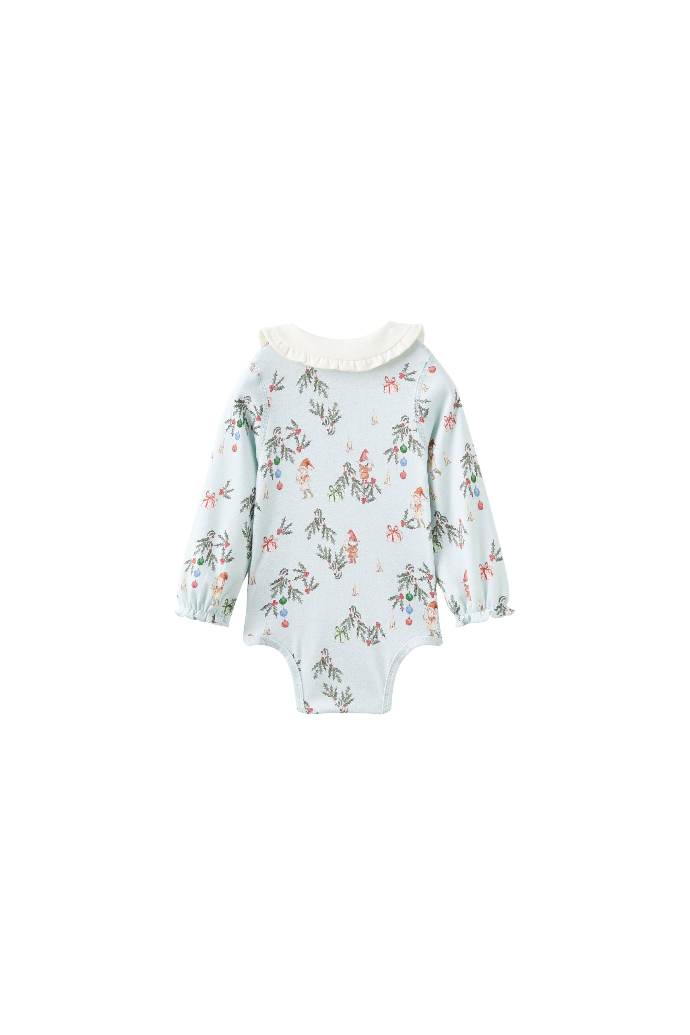 Norsu Organic - Wholesale Bodysuit (Non-Footed) - Baby - Baby Organic Cotton Collar Long sleeve Onesie-Jolly5