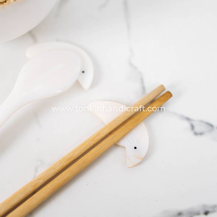 Tonkin Handicraft - Wholesale Spoon Rest - Seashell Pillow Chopstick Rest 19