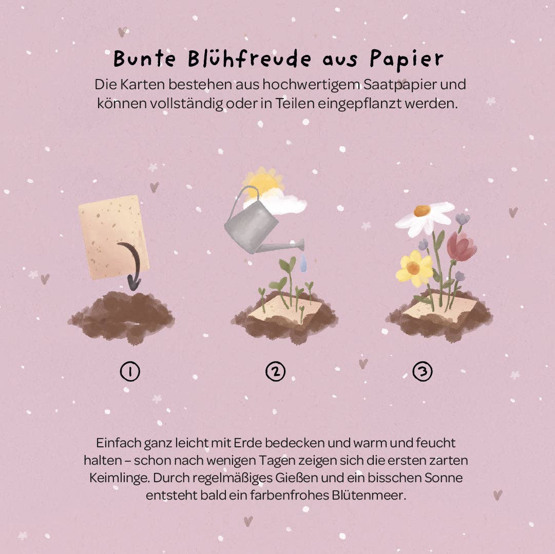 TDJ Stadtgärtner GmbH - Vente Carte de vœux classique - Carte de vœux - Palpitations1