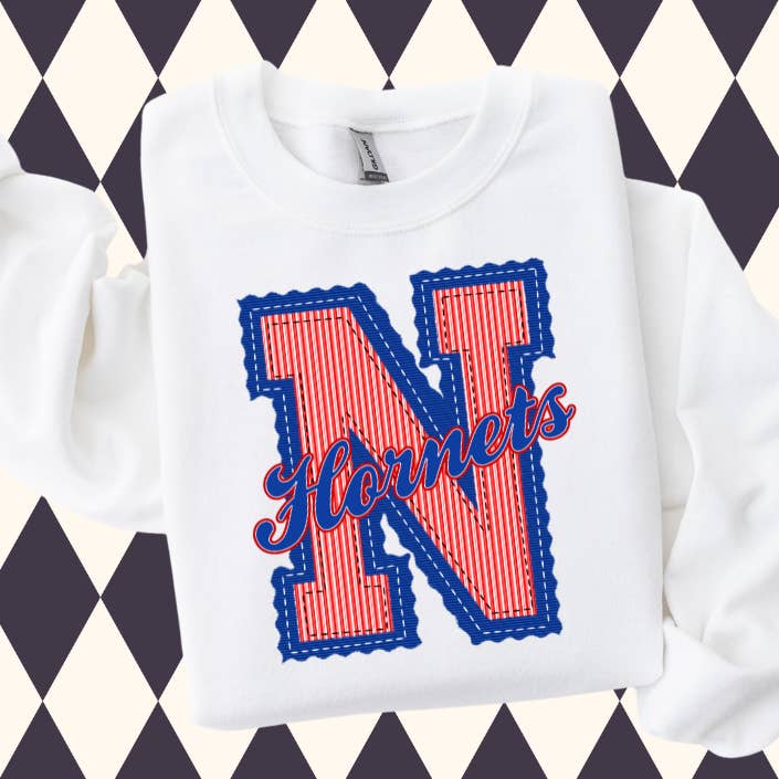 4Twenty4 Printed Apparel - Wholesale Sweatshirt - Women's - Prepster Varsity Mascot T-Shirt • Sweatshirt Game Day Spirit Wear | Team Spirit | Custom Mascot Apparel8