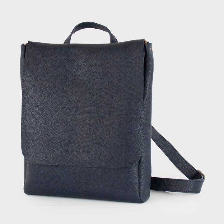 Full grain leather backpack. Convertible backpack. Big Lea. for wholesale by CRUSH LEATHER GOODS