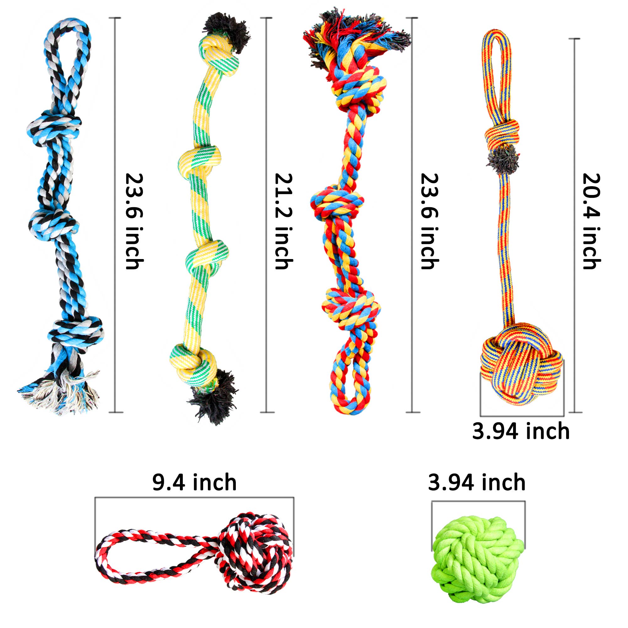 Youngever - Wholesale Pet Rope Toy - Dog - Youngever 6 Pack Large Dog Rope Toys, XL Dog Chew Toys1
