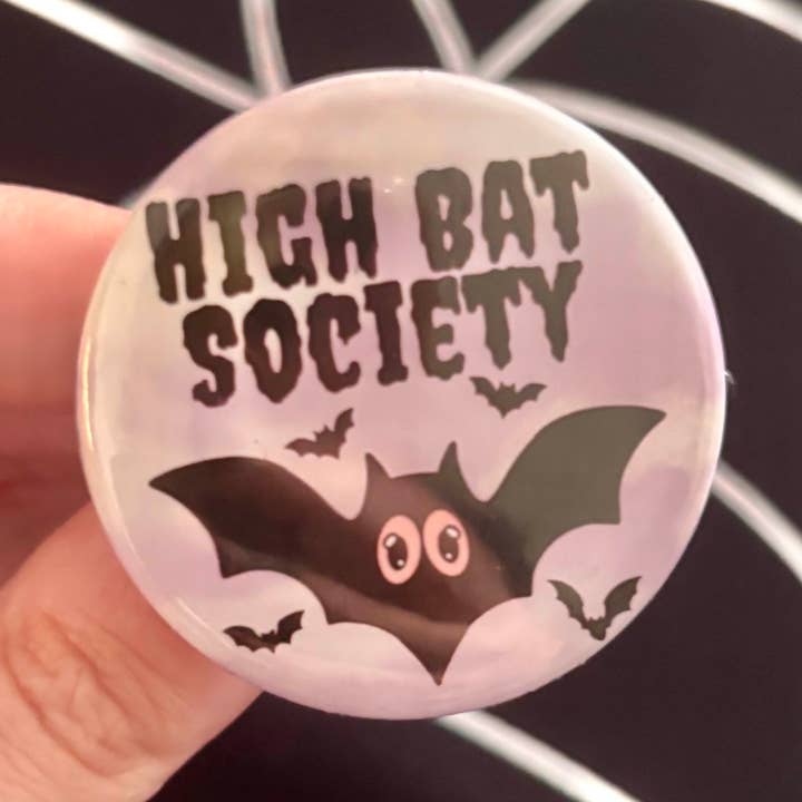 High Bat Society 1,75" Button für den Großhandel von lilxbun