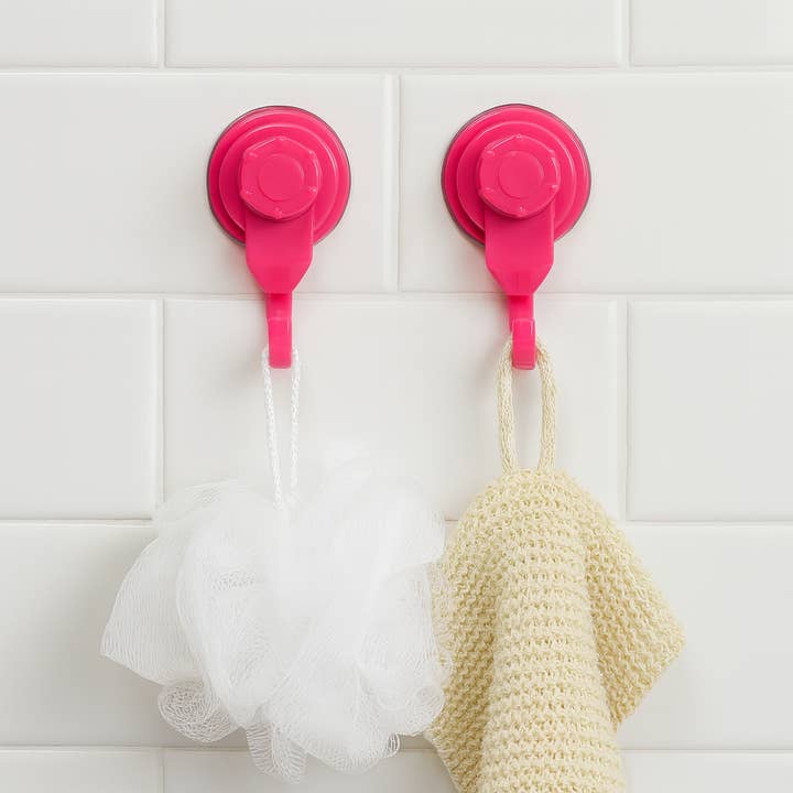 Evideco French Home Goods - Wholesale Wall Hook - Suction Cup Hooks 2-Pack - Strong Vacuum Hold2