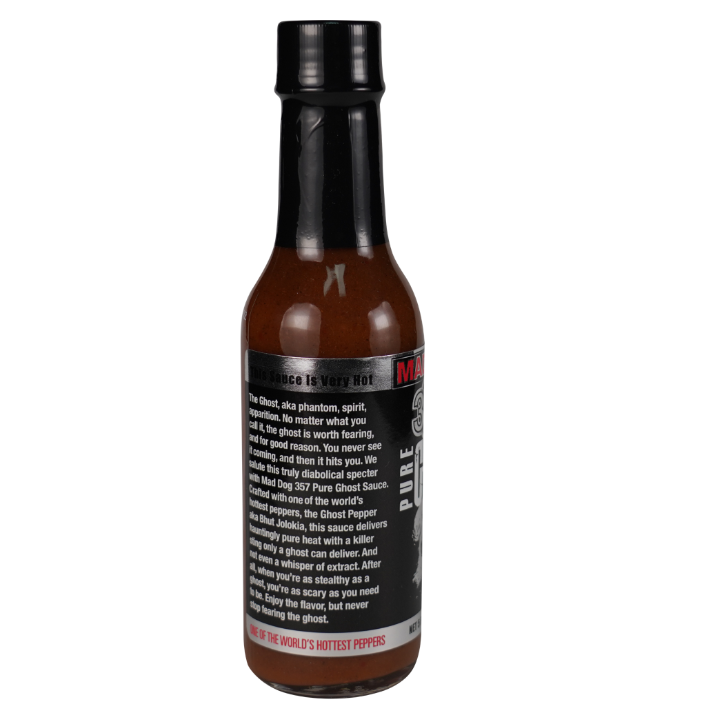 Ashley Food - Wholesale Hot Sauce - Mad Dog 357  Pure Ghost Hot Sauce Case of 12/5oz2