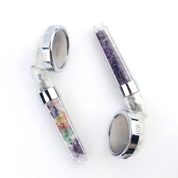 Earth's Gems Boutique - Wholesale Shower Head - Crystal Infused shower head- bath accessory, shower steamer