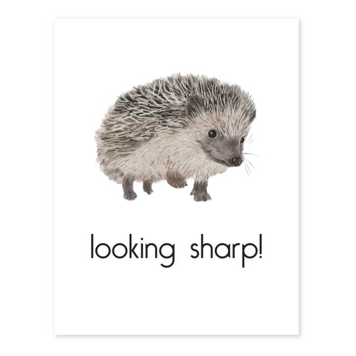 LOOKING SHARP GREETING CARD for wholesale by Donovan Designs